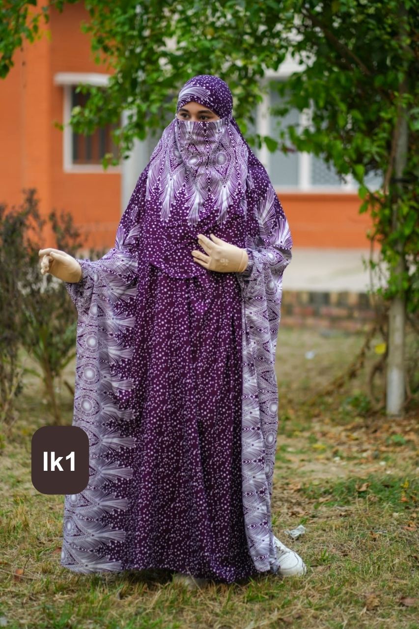 Premium Floor Touch Jilbab - lk1