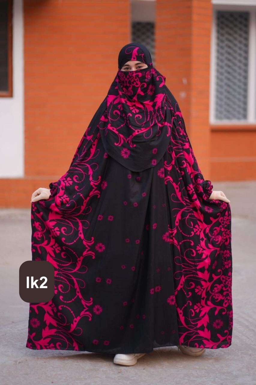Premium Floor Touch Jilbab - lk2