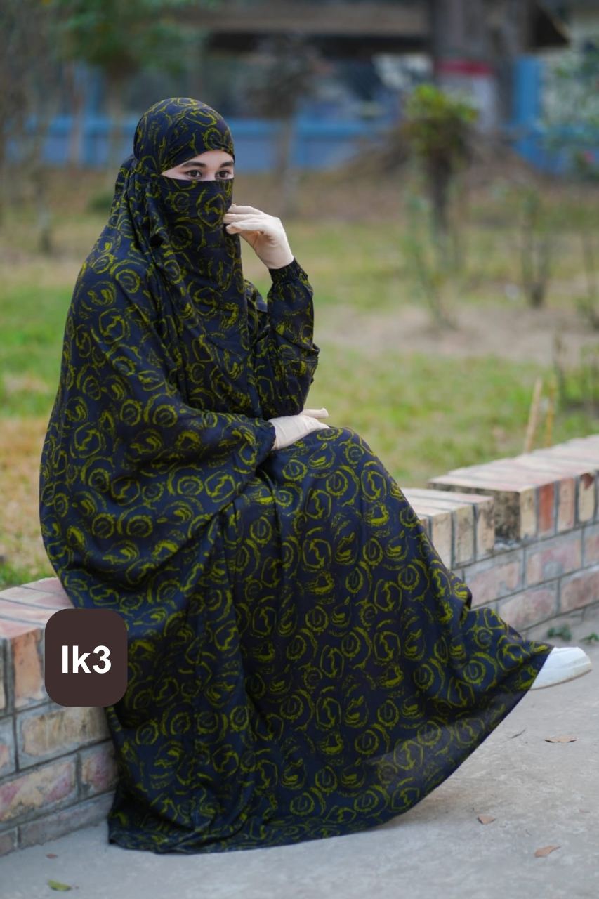Premium Floor Touch Jilbab - lk3