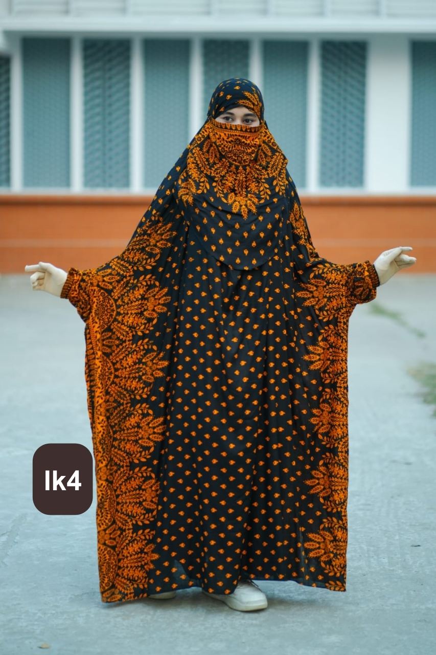 Premium Floor Touch Jilbab - lk4