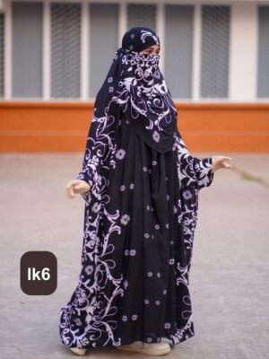 Premium Floor Touch Jilbab - lk6