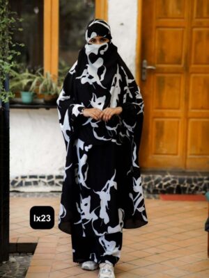 Alternative view of Luxury Khimar Set Lx23