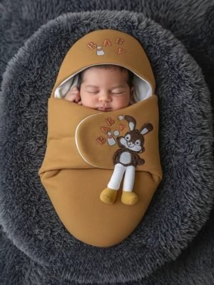 WarmNest Brown Colour Baby Blanket