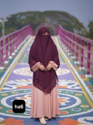 Premium 4-Layer Ready Hijab ha6